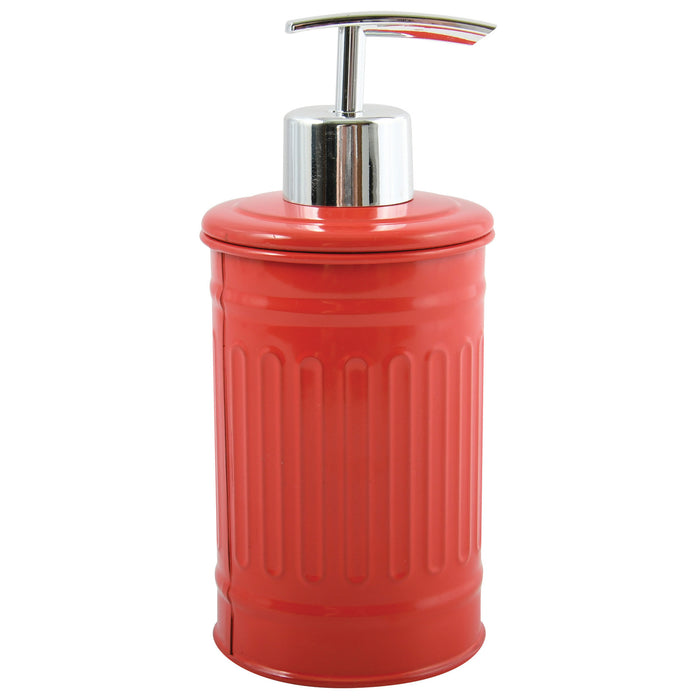 MSV Zeeppompje|dispenser - Industrial - metaal - rood - 17 cm