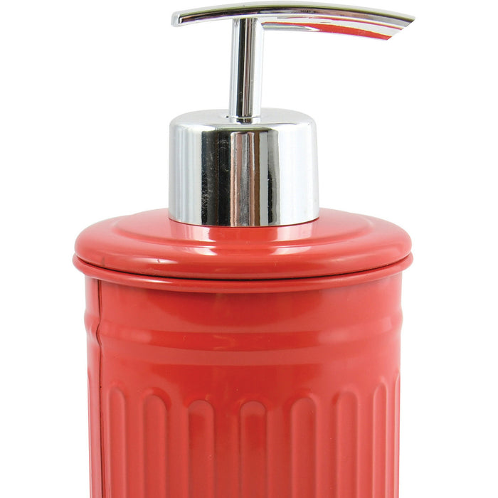 MSV Zeeppompje|dispenser - Industrial - metaal - rood - 17 cm