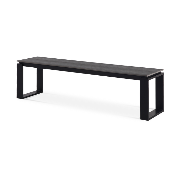 Lisomme Abel tuinbank grijs - 180 x 43 cm