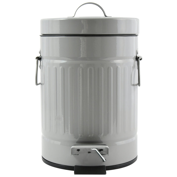 MSV badkamer|toilet pedaalemmer - taupe - 3L - 17 x 26 cm - Toilet