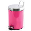 MSV badkamer|toilet pedaalemmer - fuchsia roze - 3 liter - 17 x 25 cm