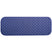 MSV Douche|bad anti-slip mat badkamer - rubber - blauw - 36 x 97 cm
