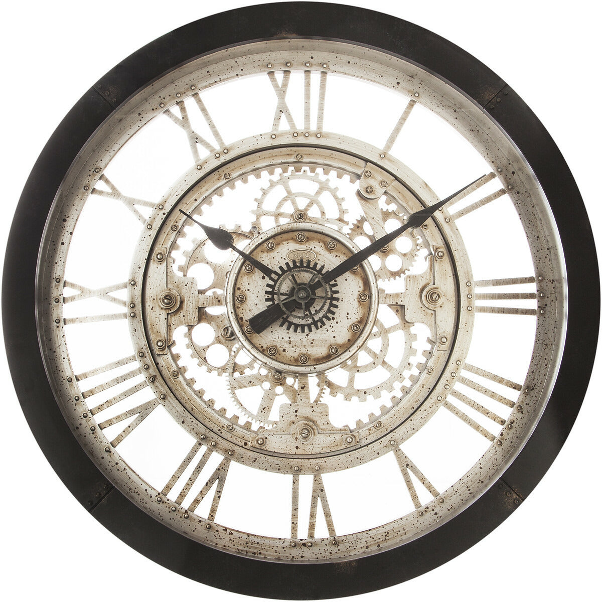 Atmosphera Wandklok|muur klok - Vintage - Dia 61 cm - kunststof|glas