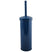MSV Industrial Toilet|wc-borstel houder - metaal - marine blauw - 38cm