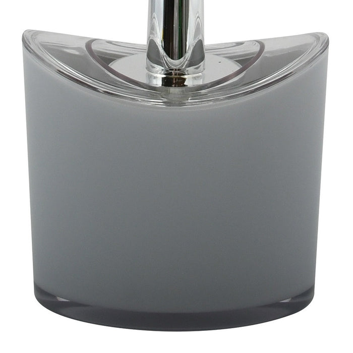 MSV Toiletborstel houder|wc-borstel Aveiro - kunststof - lichtgrijs