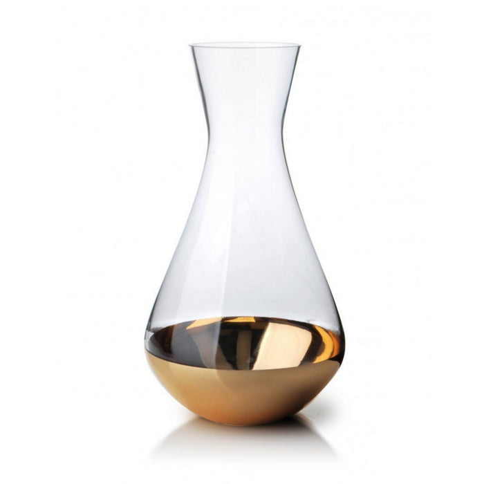 CASA DI ELTURO Glazen Karaf Glam - Goud -1,3 L