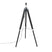 QAZQA Vloerlamp zwart zonder kap - Tripod