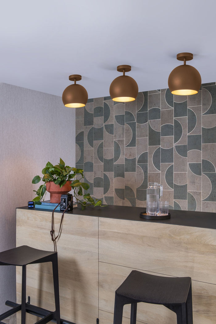 Lucide BINK Plafonnière 1xE27 - Okergeel