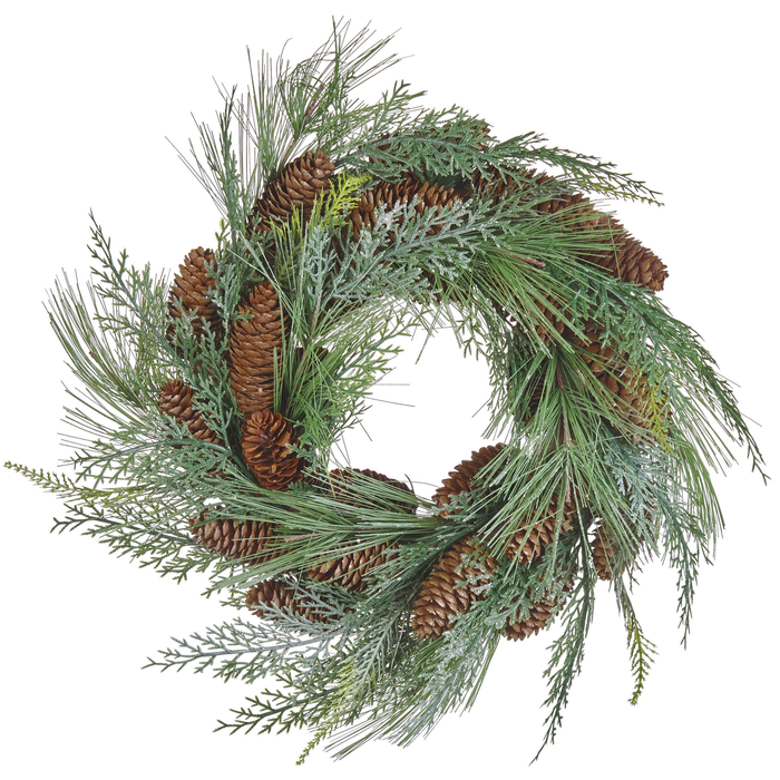 Beliani - ASTURIA - Krans - Groen - Synthetisch materiaal