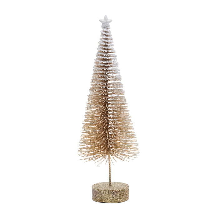 Riviera Maison Decoratie kerstboom Christmas Tree Snow Goud - Maat L
