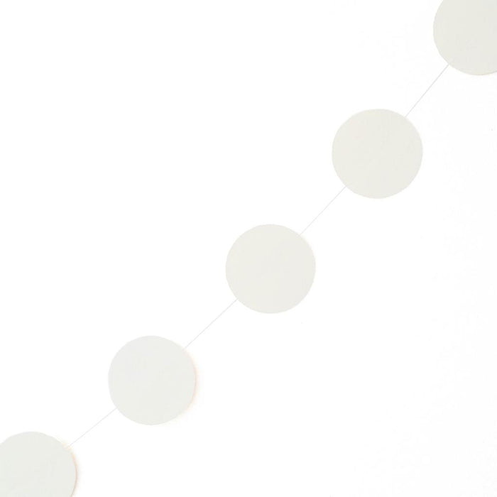 Leeff slinger stippen wit (250 centimeter)