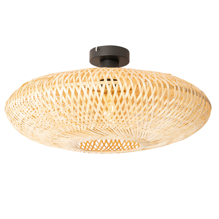 QAZQA Oosterse plafondlamp bamboe 50 cm - Ostrava