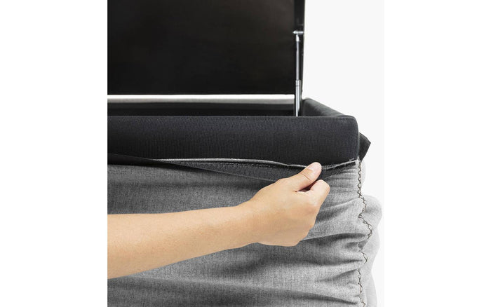 Kave Home - Matters vouwbank in grijs voor een matras van 160 x 200 cm