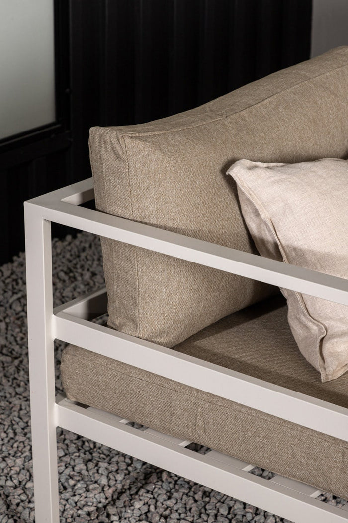 Nest outdoor Milena modulair loungeset hoekelement beige - 74 x 74 cm