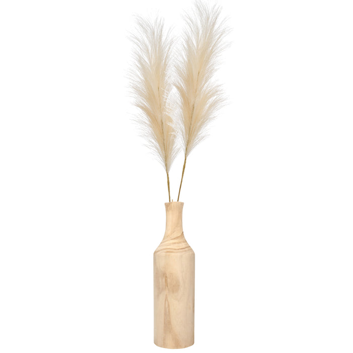 Emerald Pampasgras kunst pluim steel|tak - creme wit - 115 cm