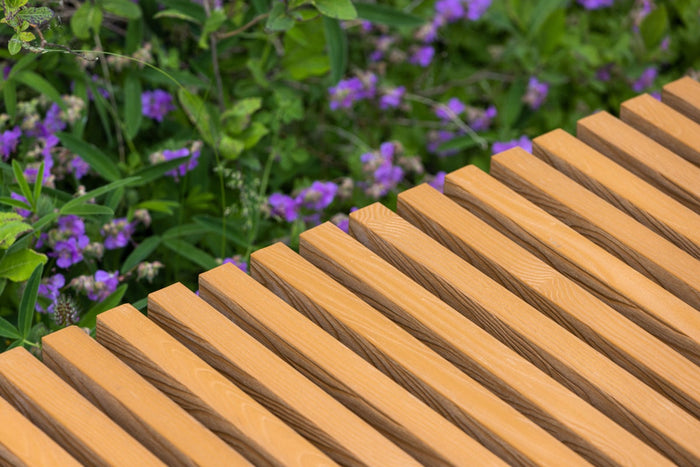 Nest outdoor Karl aluminium tuinbank wit - 140 x 45 cm