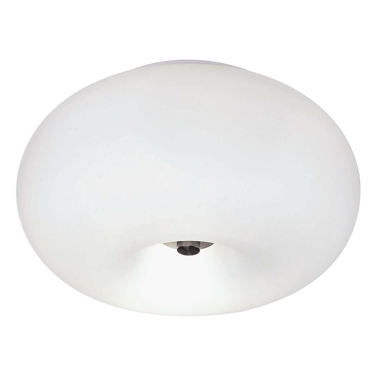 EGLO Optica - Plafondlamp - Ø280mm. - Nikkel-Mat - Wit