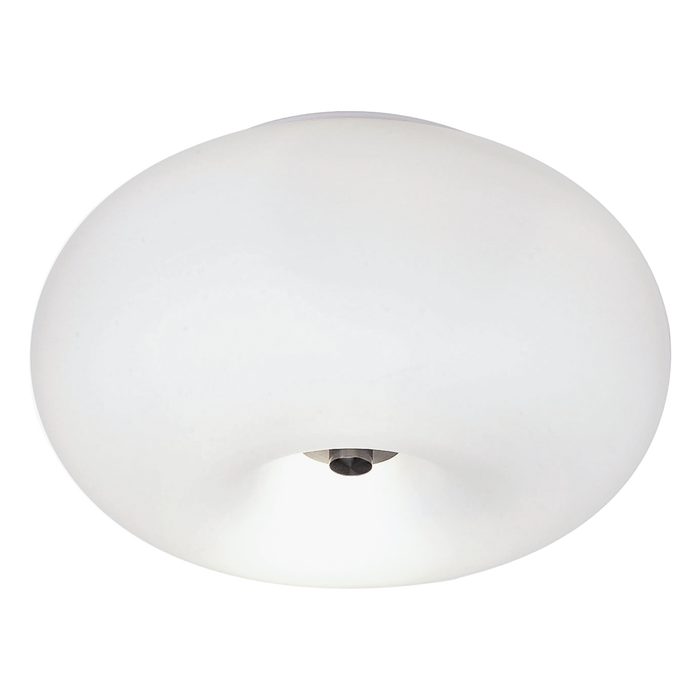 EGLO Optica - Plafondlamp - Ø280mm. - Nikkel-Mat - Wit