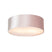 QAZQA Moderne plafondlamp roze 30 cm met gouden binnenkant - Drum