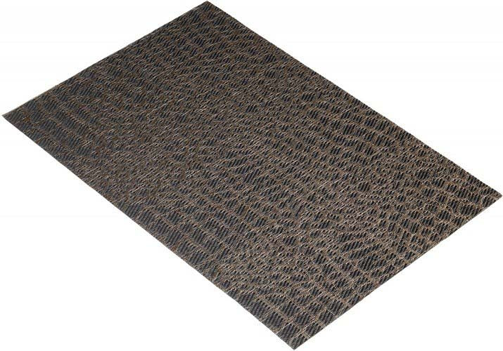 KitchenCraft - Set van 4 - Placemat Woven - Slangenprint, 30x45cm - Ki