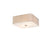 QAZQA Plafondlamp drum jute - Wit - Modern - L 300mm