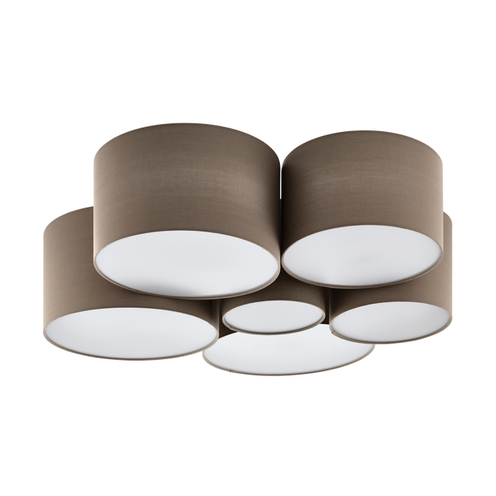 EGLO Pastore 1 Plafondlamp - 6 lichts - Ø99 cm - E27 - Wit
