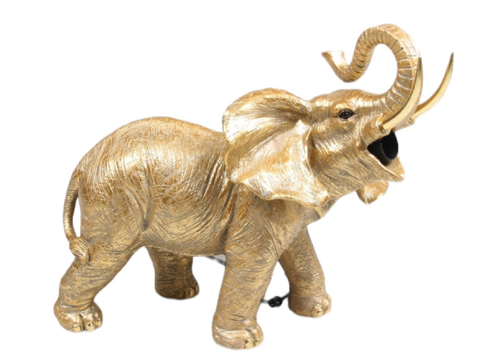 Furnilux - tafellamp Olifant goud - 36 × 17 × 29 cm