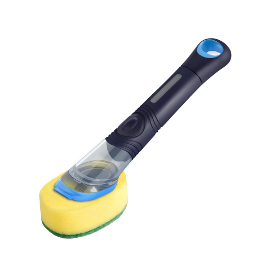 Spons afwasborstel met zeep dispenser, Sponsborstel, Afwassen