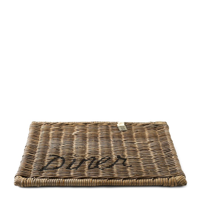 Riviera Maison Rustic Rattan Placemat Diner black 44x33x3