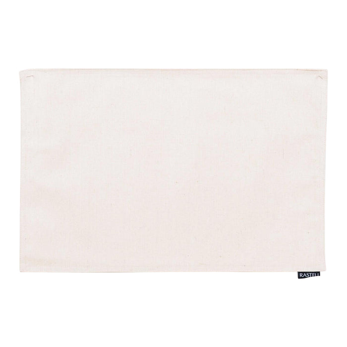 Rasteli Placemat Vlekwerend Beige-Wit L 45 cm B 30 cm Set van 2 stuks