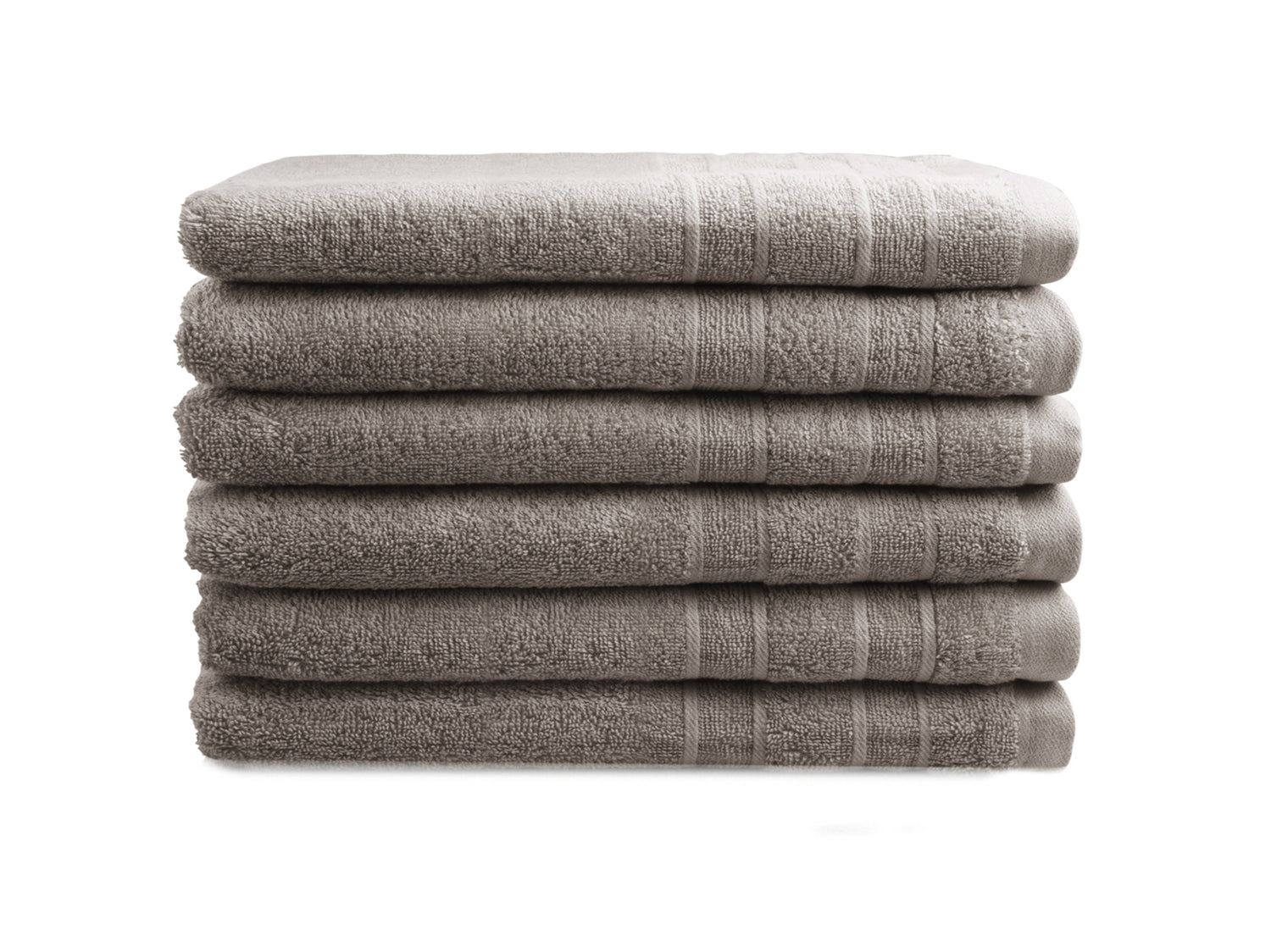 Gastendoekjes Luxor Hotel Deluxe - 6 stuks - 30x50 - zandgrijs