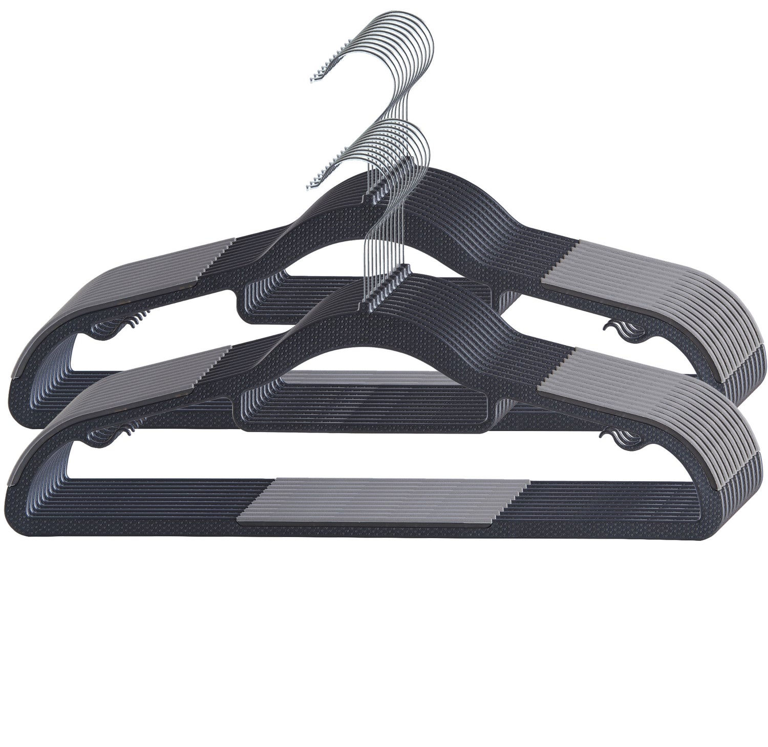 ACAZA Kledinghanger Zwart  - 20 st.