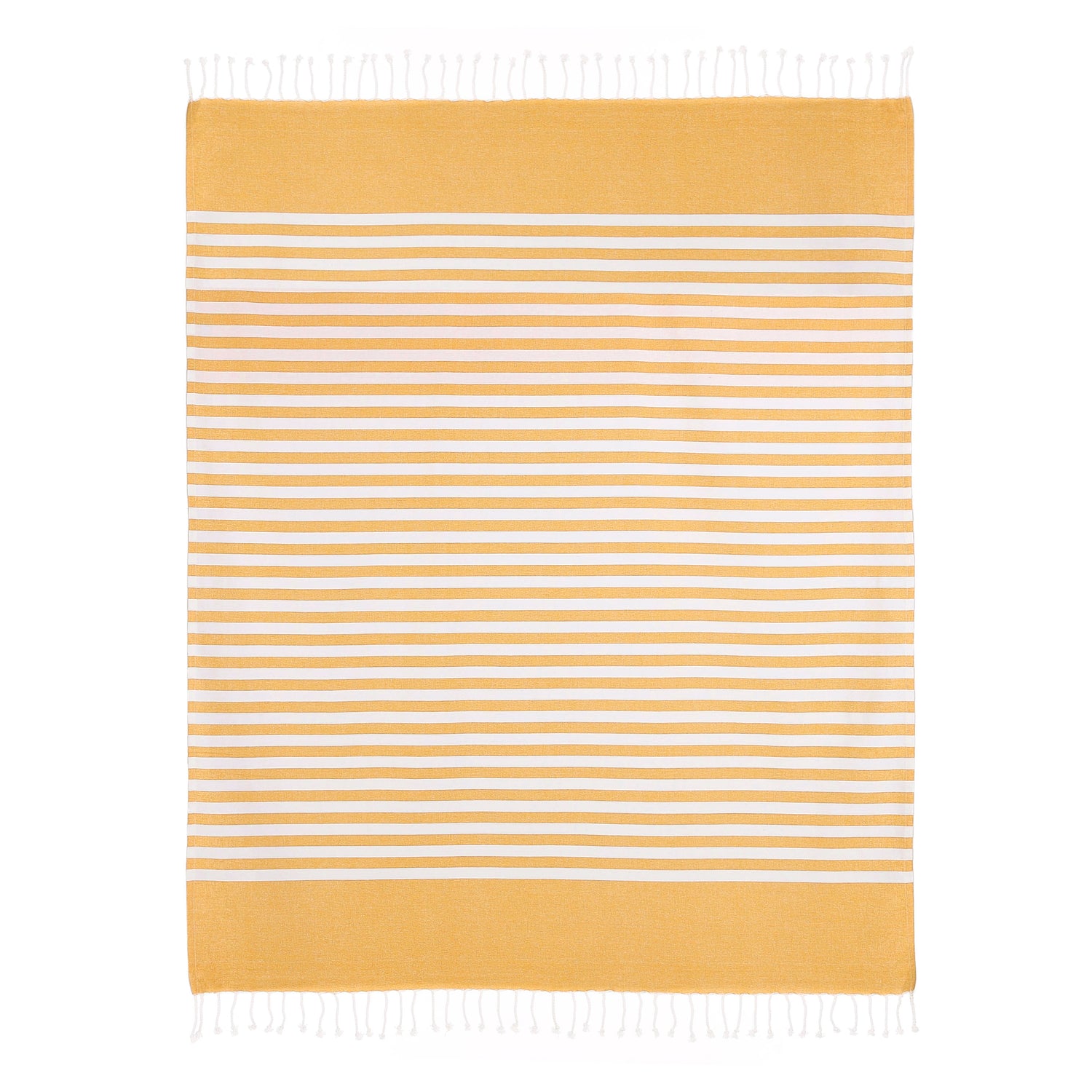 In the Mood Collection Hamamdoek - L180 x B130 cm - Geel