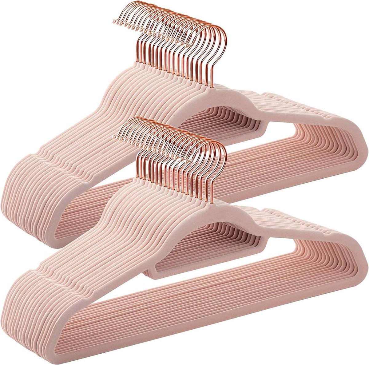 ACAZA Kledinghanger Roze en Goud  - 50 st.