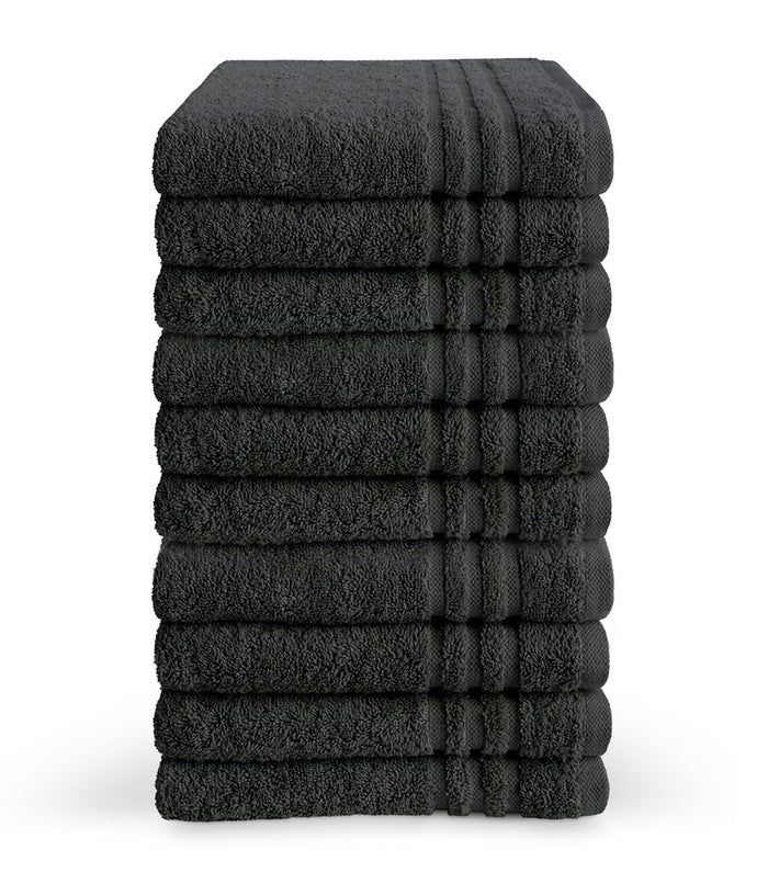 Byrklund - Baddoek Bath Basics - 10x 50x100 - Antraciet