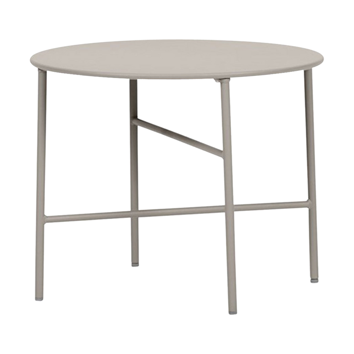 Lisomme Mila metalen tuin salontafel grijs - Ø 50 cm