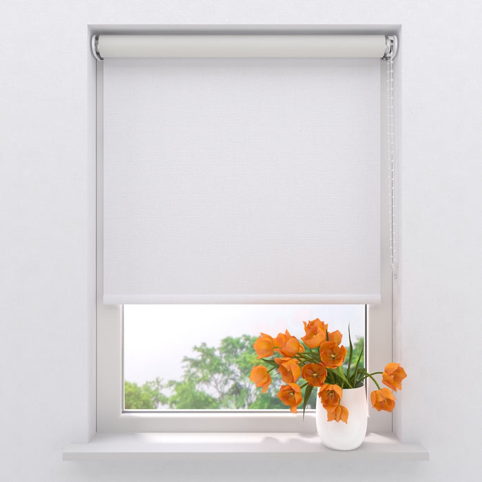 Rolgordijn Easy Verduisterend White 130 x 275 cm