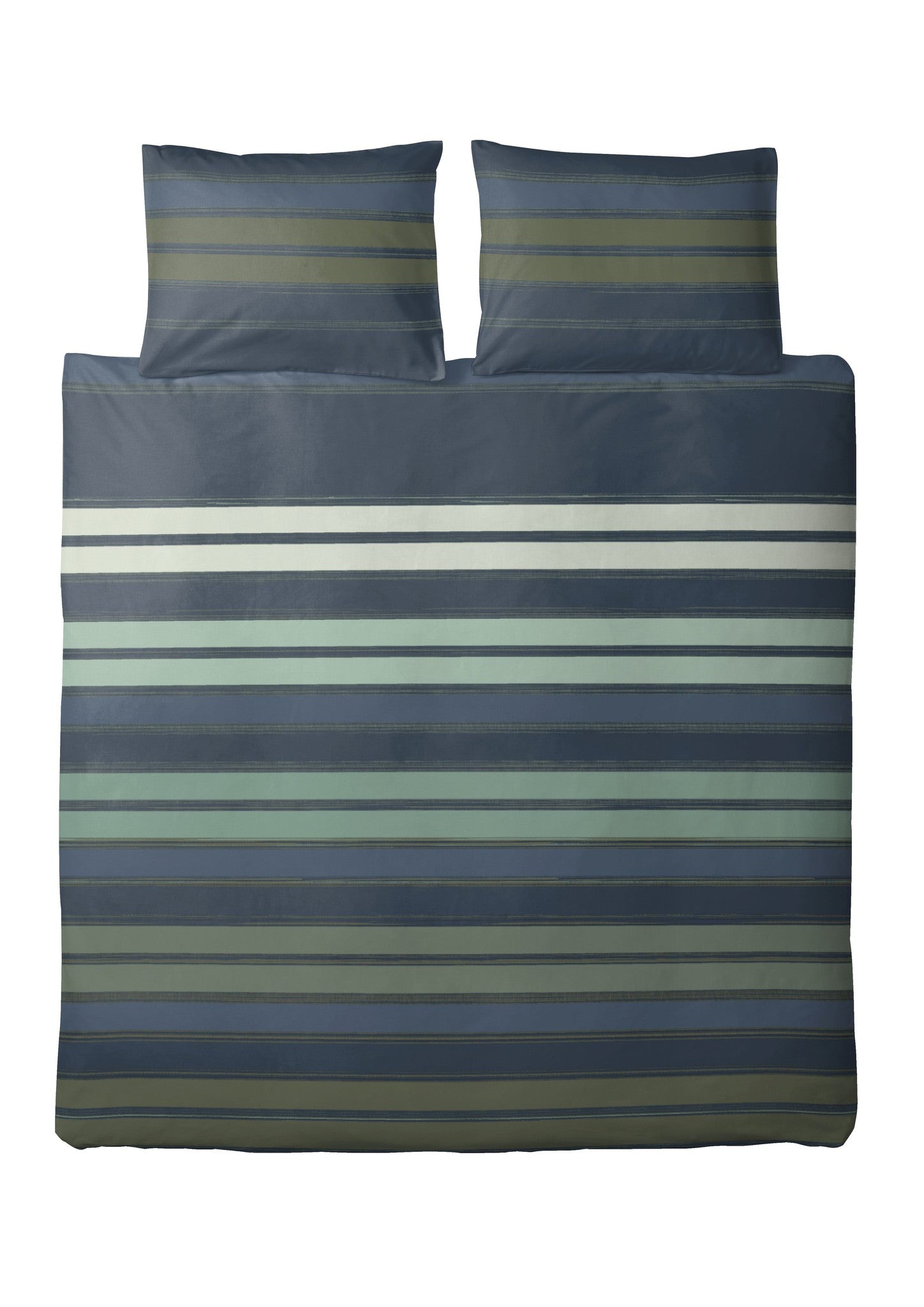 Ten Cate Katoenen Dekbedovertrek - 140x200|220 - Donell Blauw|Groen