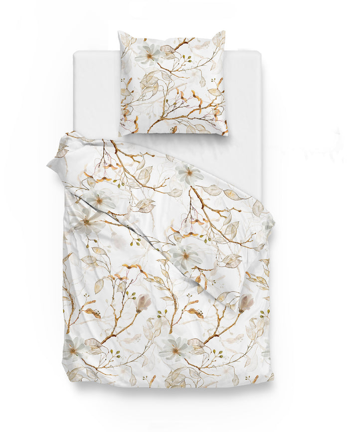 Zo Home Dekbedovertrek Flanel Zusa - naturel