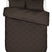 Essenza Felipa Dekbedovertrek Darkest brown 200 x 220 cm