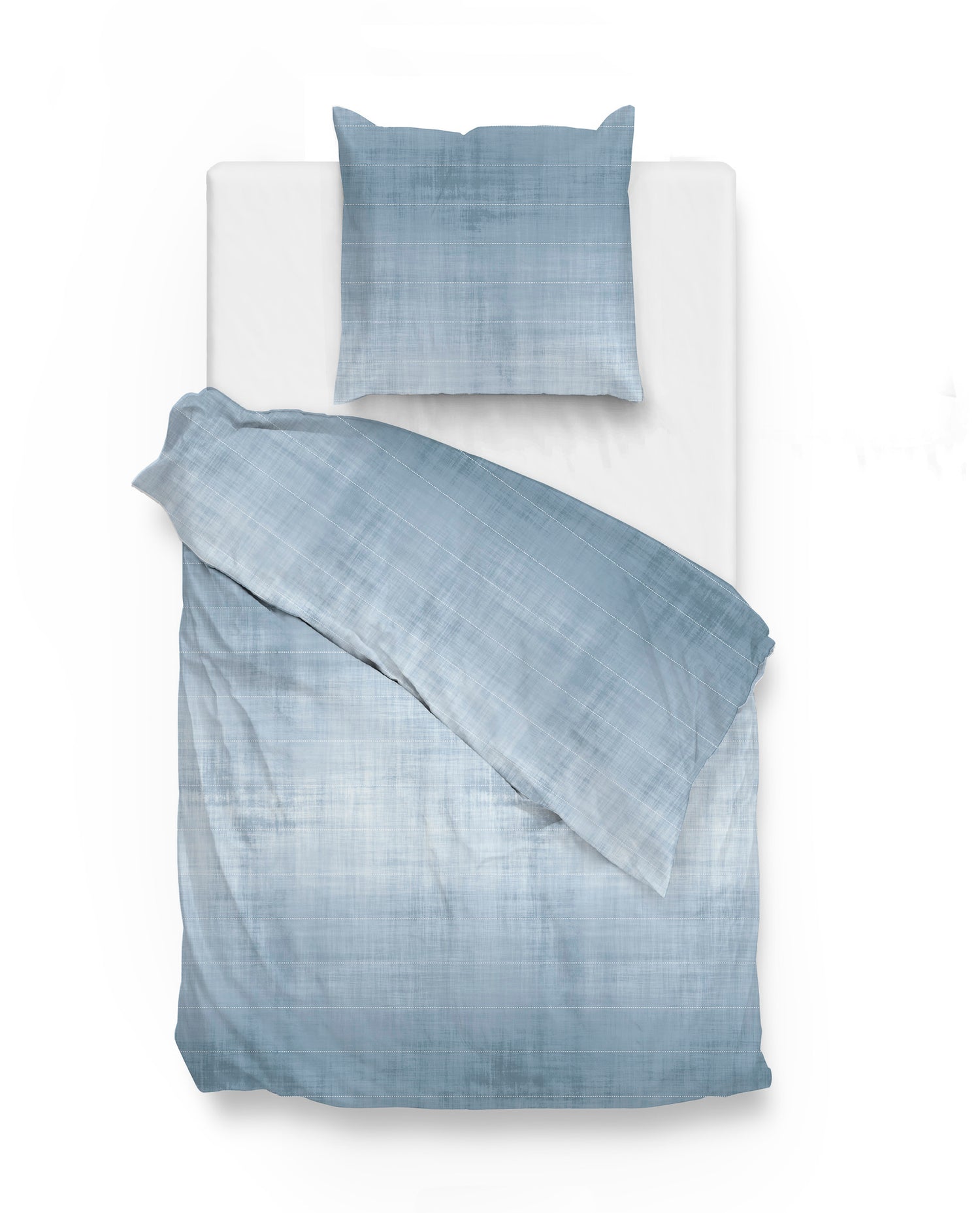 Zo Home Dekbedovertrek Flanel Eres - blauw