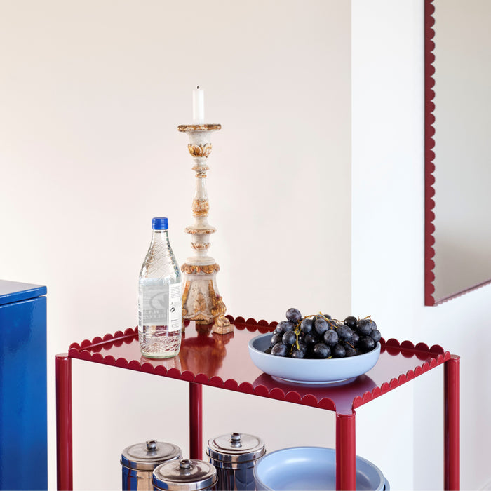 HAY Arcs Trolley High Bijzettafel - Auburn Red