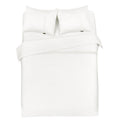 Luxe dekbedovertrek King - 300 TC topkwaliteit - 140x200|220 - wit
