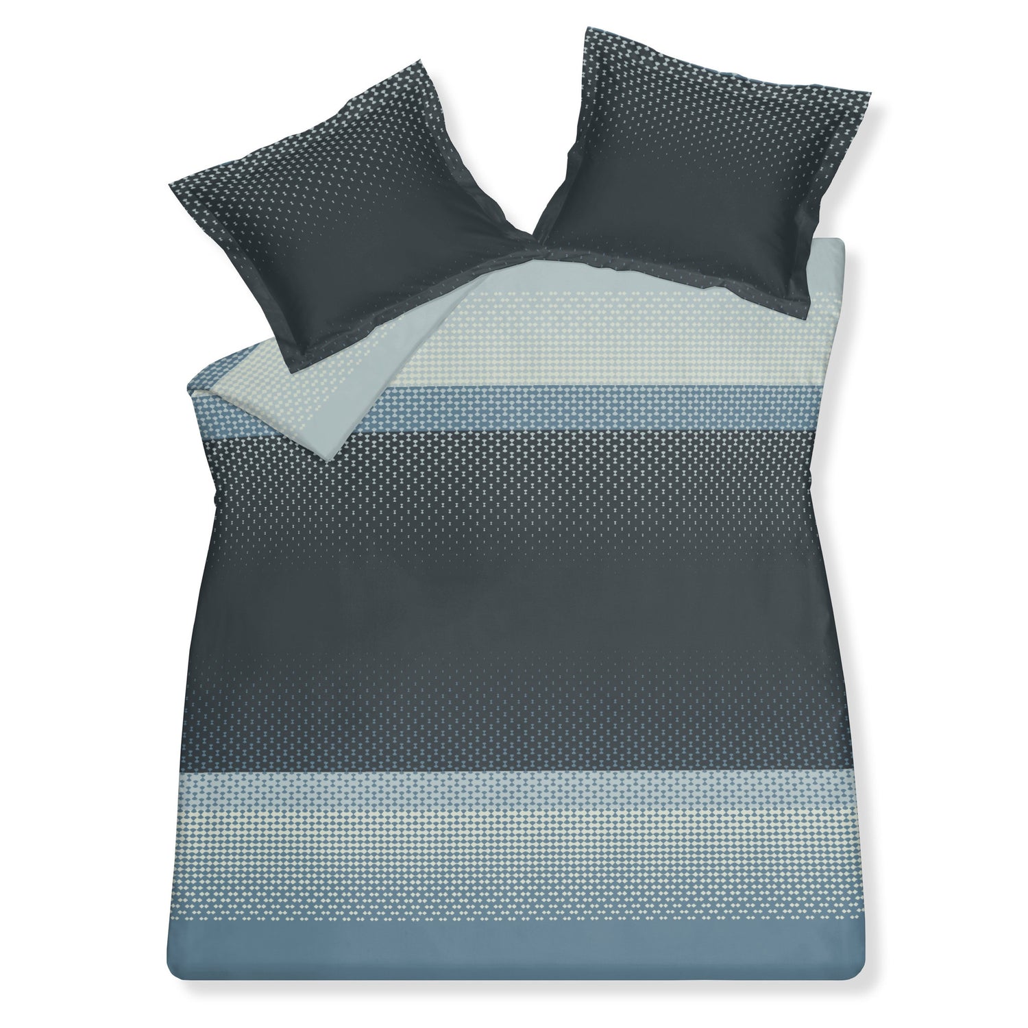 Vandyck Dekbedovertrek RHINESTONE Storm Blue 140x220 cm (satijnkatoen)