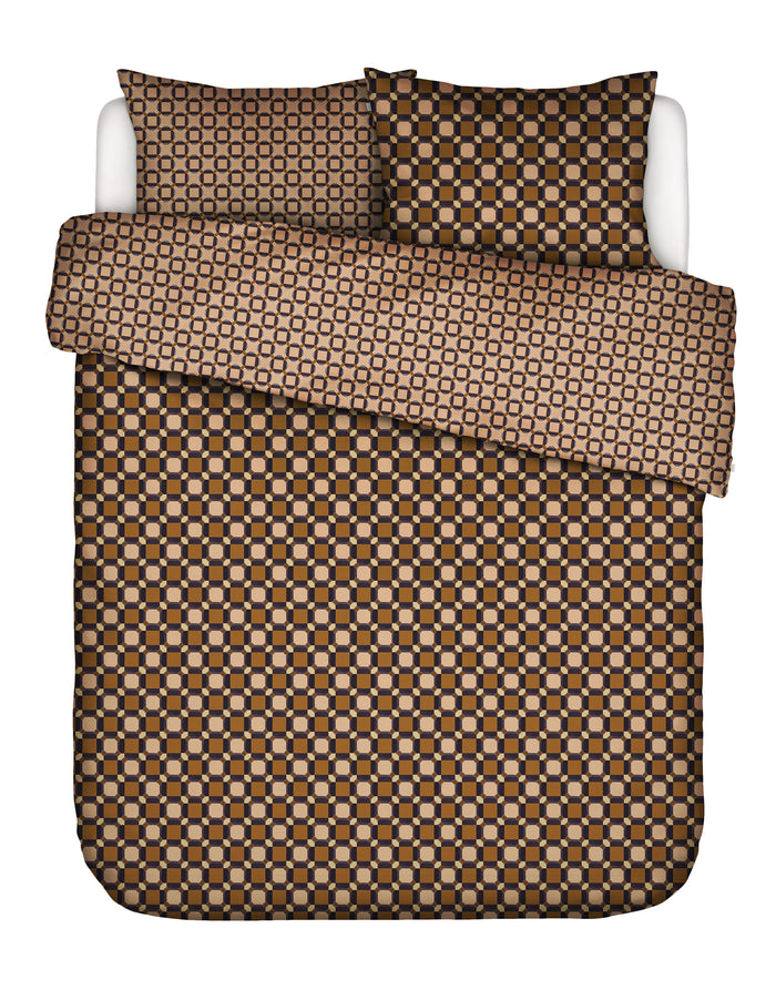 Essenza Teade Dekbedovertrek Light leather 200 x 220 cm