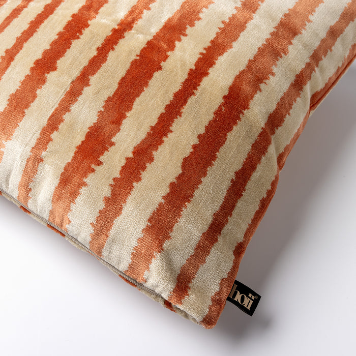 LORENZO | Sierkussen | 45x45 cm Potters Clay | Oranje | Velvet | Hoii