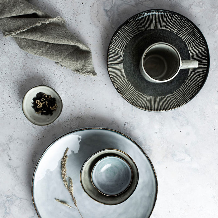 Organic by Dutch Rose Amsterdam schaal 23 cm - blauw