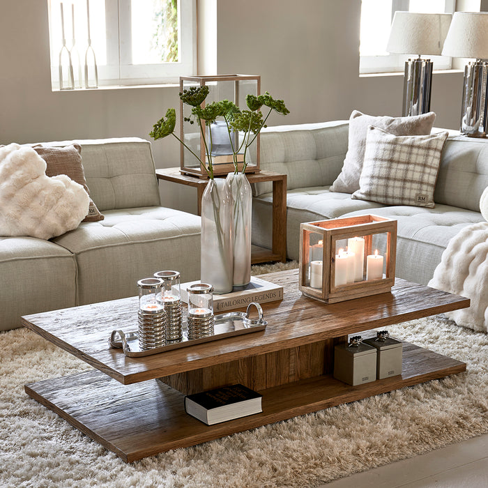 Riviera Maison Lantaarn Bruin, Kaarsenhouder groot - RM Ophèlia