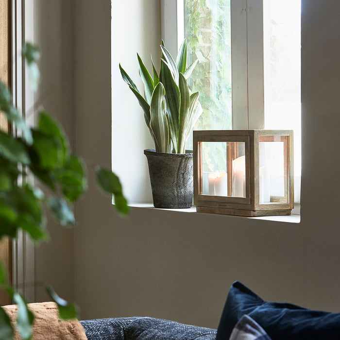 Riviera Maison Lantaarn Bruin, Kaarsenhouder groot - RM Ophèlia