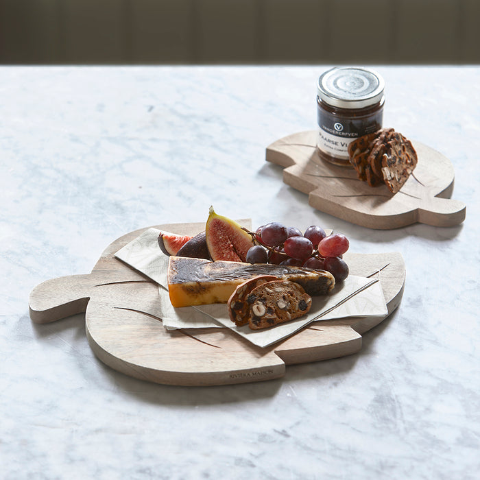 Riviera Maison Snijplank Bruin, Serveerplank - RM Leaf M - Hout